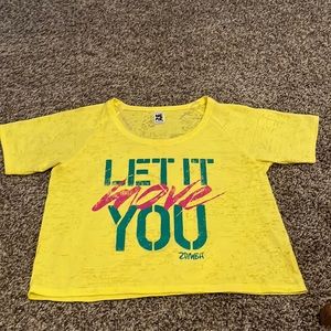 Zumba crop top
